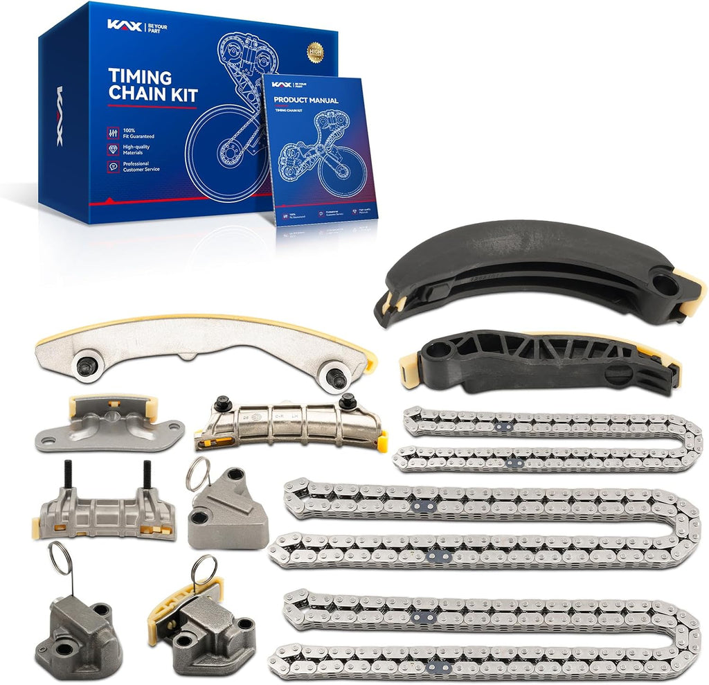 KAX Engine Timing Fit for Pontiac G6 2007-2009 3.0L, G8 2008-2009 3.6L, Torrent 2008-2009 3.6T_Turbocharged, OE# 12609261