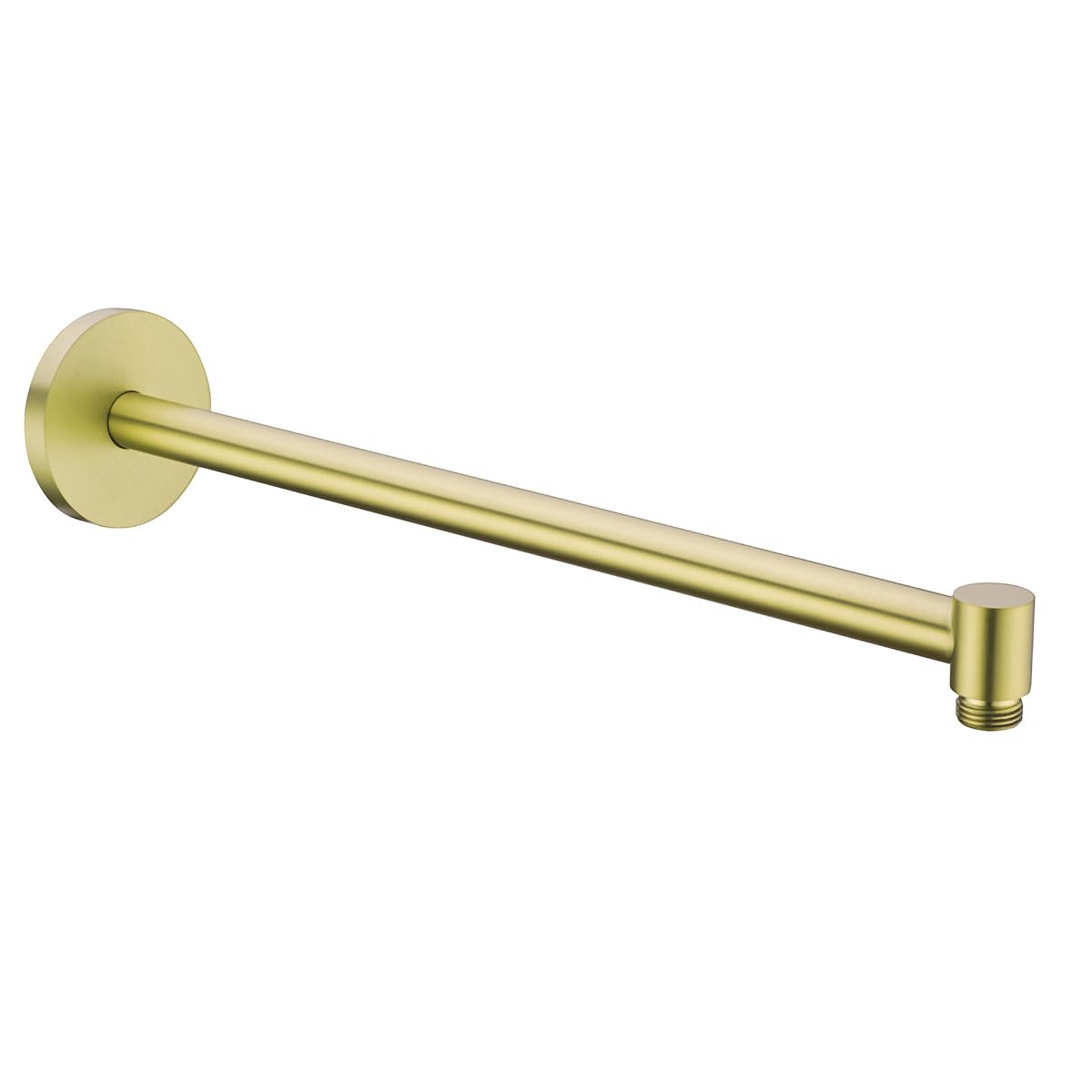 16 Inch Shower Arm with Flange,Stainless Steel Extension Extender Pipe for Fixed Rain Shower Head,Extra Long High Rise Shower Head Extension Arm,Champagne Bronze,SE-91118-16CB