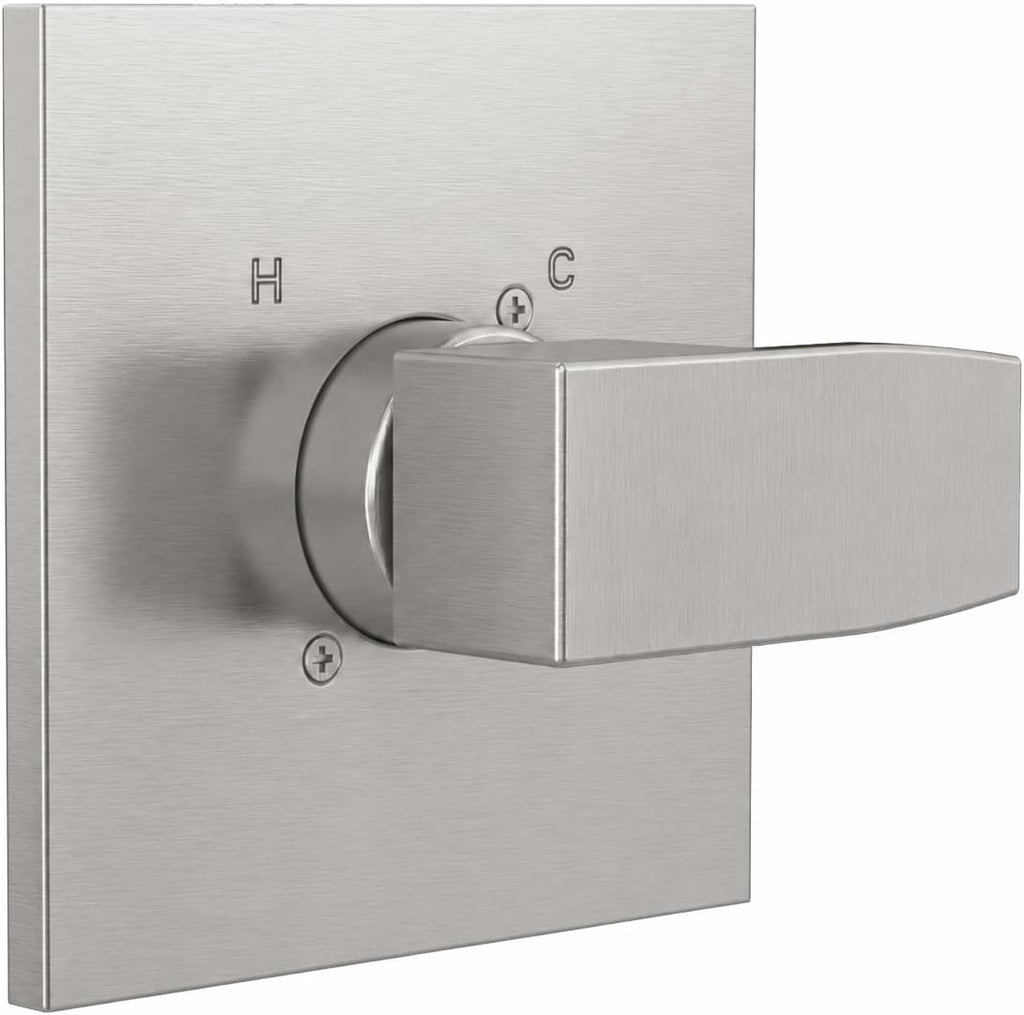 Replacement for Delta 13/14 Series Shower Trim Kit, Shower Handle for Delta R10000 Univerial Valve, (Cartridge and Valves Not Included), Brushed Nickel