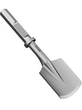 HEX Shank Clay Spade Bit, 4-1/2" x 17" Heavy-Duty Steel Shovel Bit for 1-1/8"(28mm) Demolition Jack Hammer, for Digging in Clay, Soil, Gravel, Sandstone, Adobe