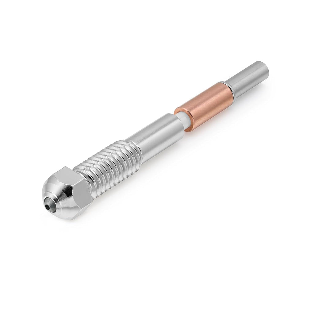 Bimetal Tungsten Carbide Nozzle 0.8mm for QIDI Q2 3D Printer, High Thermal Conductivity Abrasion Resistance for Precision Additive Manufacturing