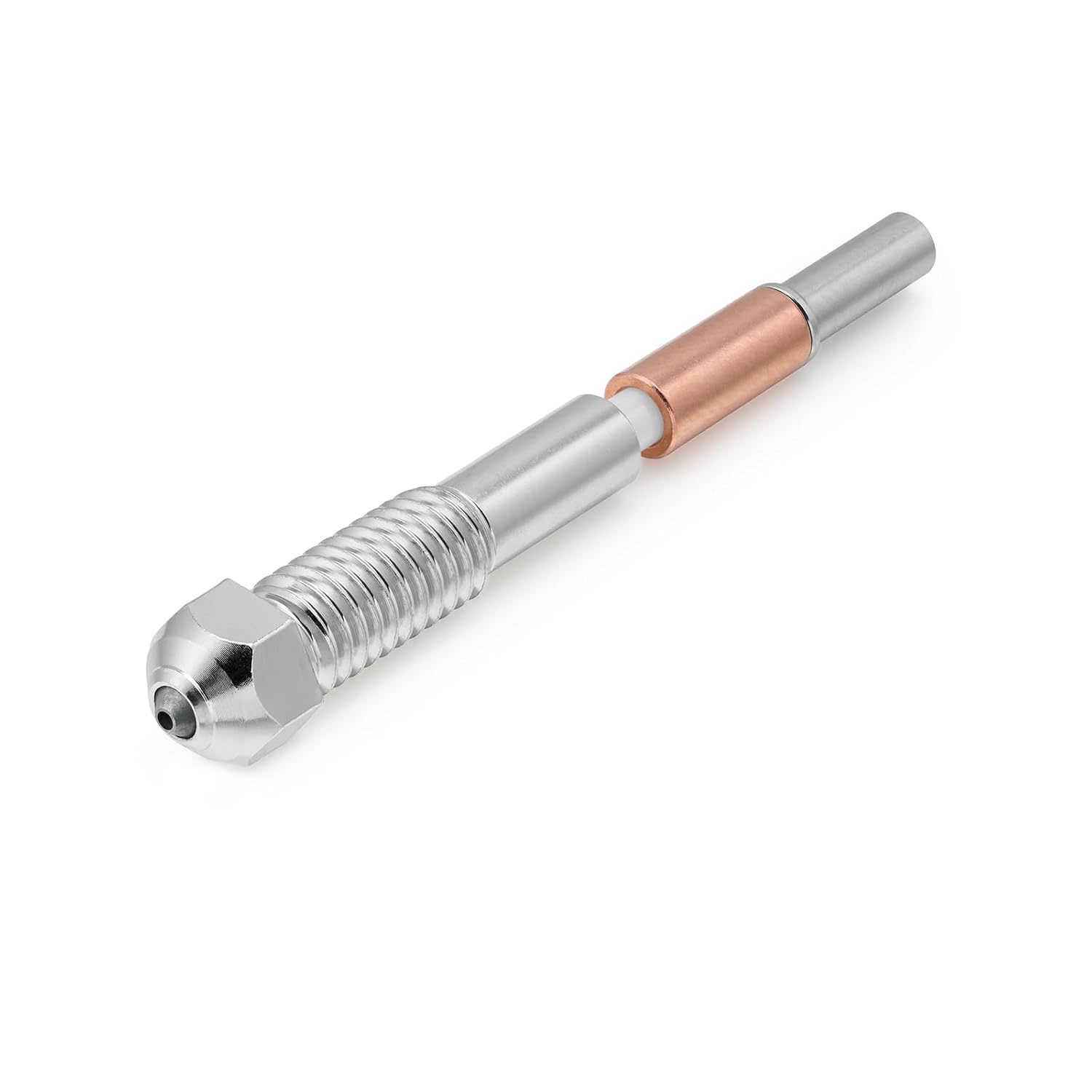 Bimetal Tungsten Carbide Nozzle 0.8mm for QIDI Q2 3D Printer, High Thermal Conductivity Abrasion Resistance for Precision Additive Manufacturing