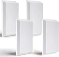 24"X12" Ceiling Air Diverter for 2'x2' Ceiling Air Diffuser, Redirect Airflow from Vents, White，4 PCS