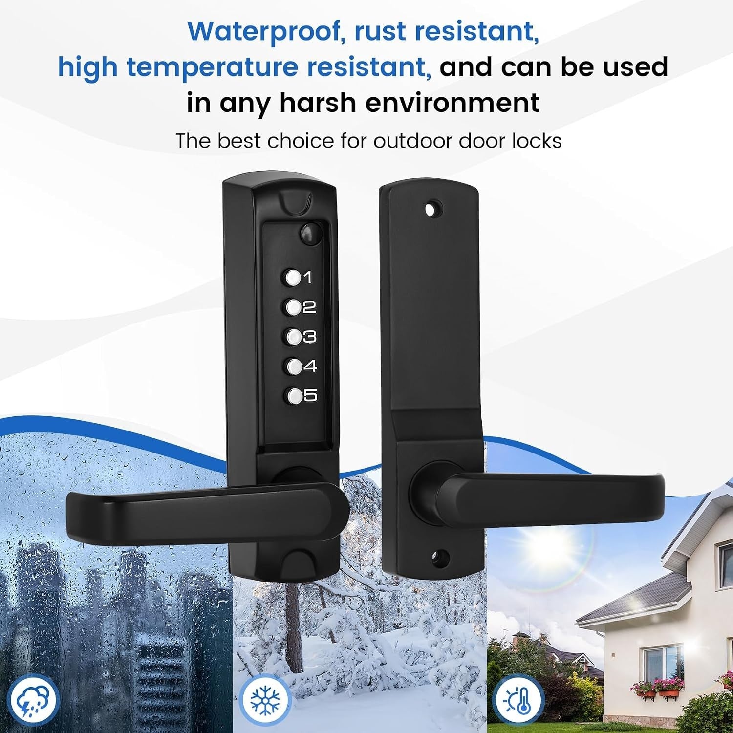 Souyou Mechanical Door Lock with Handle
