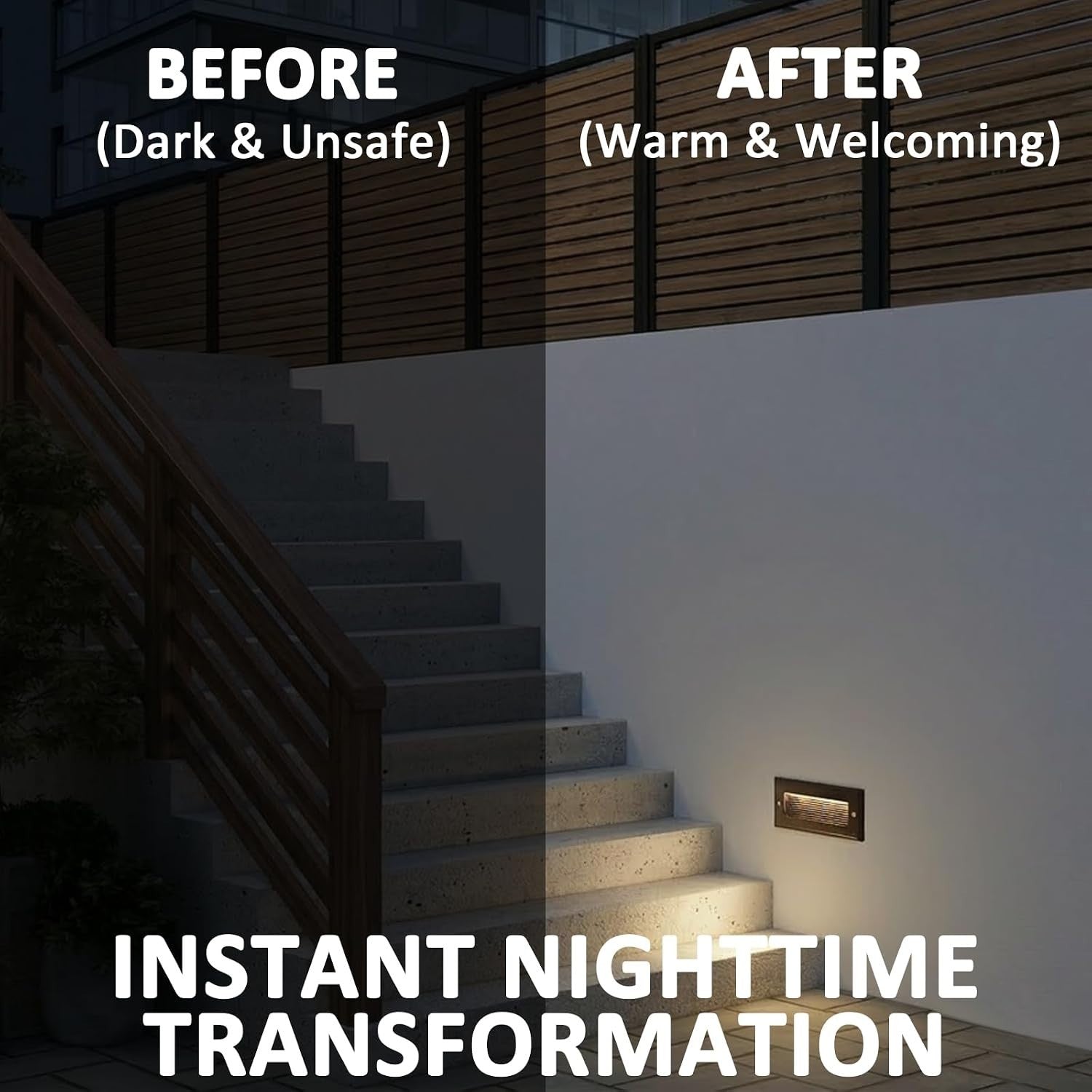 LL LIGHTING LIVING 12V-24V 5CCT LED Step Lights, Bronze, 2 Pack |