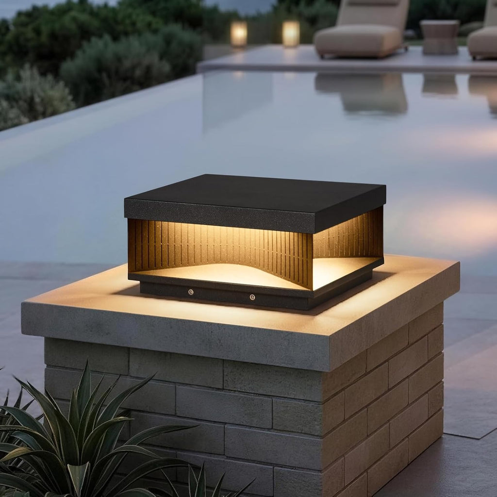 SOLRBLZ Outdoor Post Lights Hard Wired,