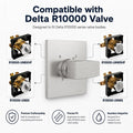 Replacement for Delta 13/14 Series Shower Trim Kit