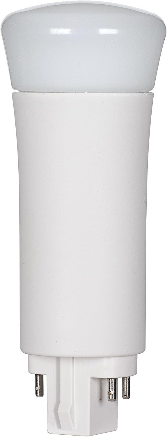 Satco S29859 9-Watt PL LED Light Bulb, G24q Base, 4-Pin Vertical, 3500K