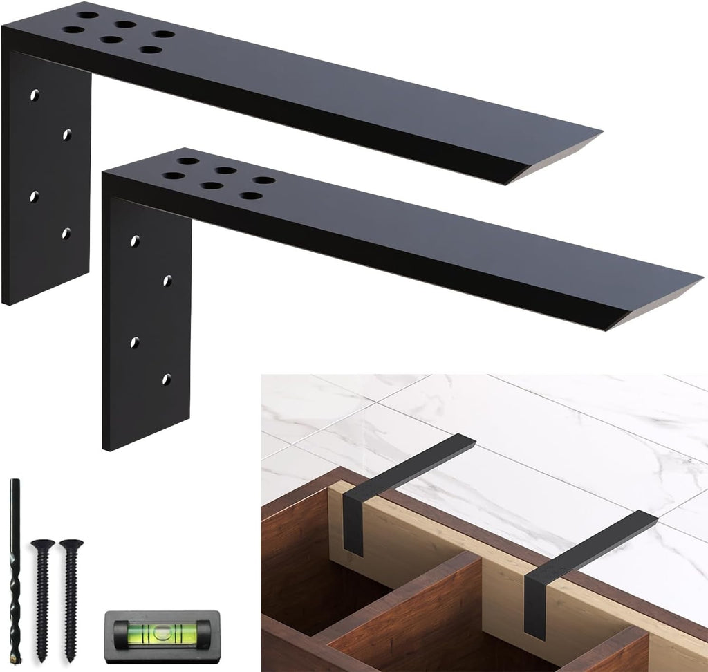 Balin Designs Hidden Countertop Support Bracket 16 Inch