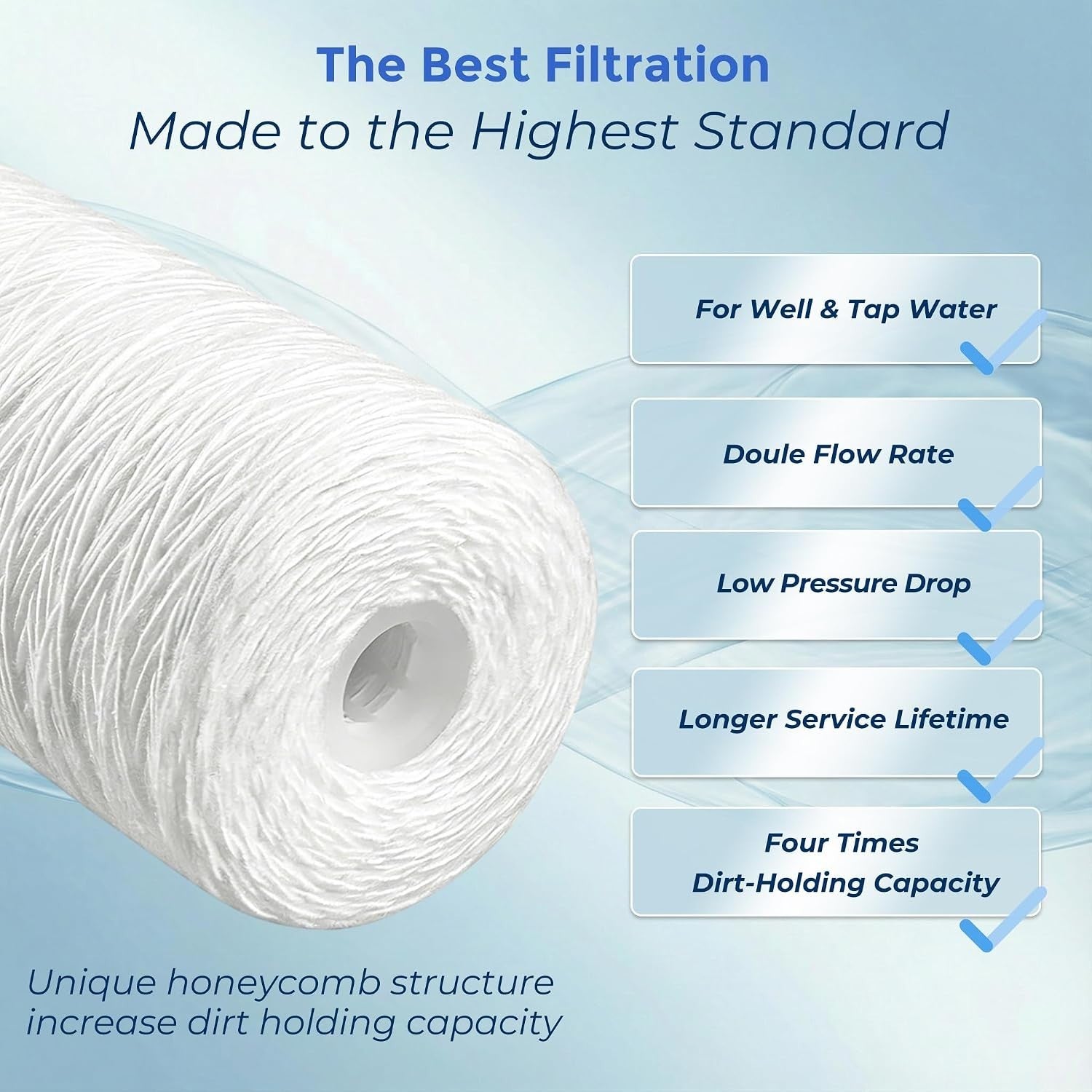 AquaWeaver Whole House Sediment Well Water Filter