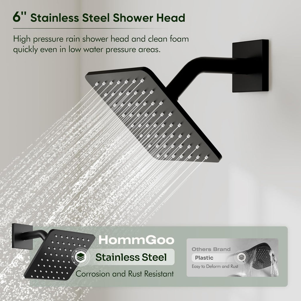Replacement for Delta Shower Trim Kit 14 Series Matte Black | Shower Faucet Set,