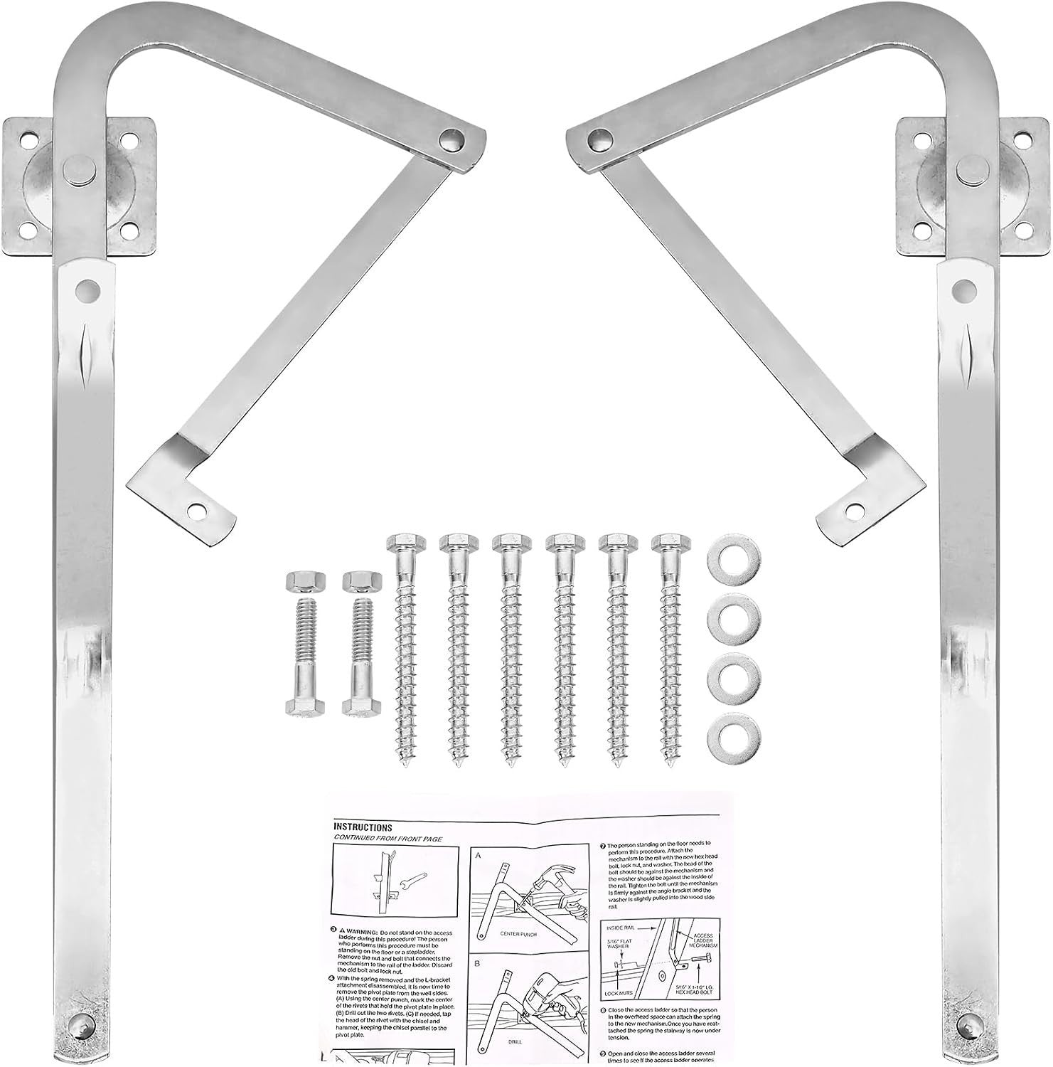 55-2 Attic Ladder Hinge Arms for Werner Attic Ladders
