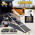 71" Aluminum Alloy Dog Ramp for Car SUV Truck Side Door