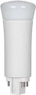 Satco S29859 9W LED PL 4-Pin Light Bulb; 3500K; 1050 Lumens; G24q Base