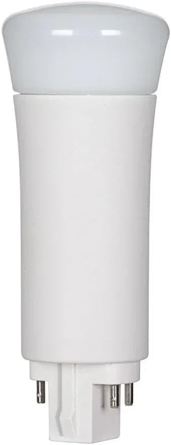 Satco S29859 9W LED PL 4-Pin Light Bulb; 3500K; 1050 Lumens; G24q Base
