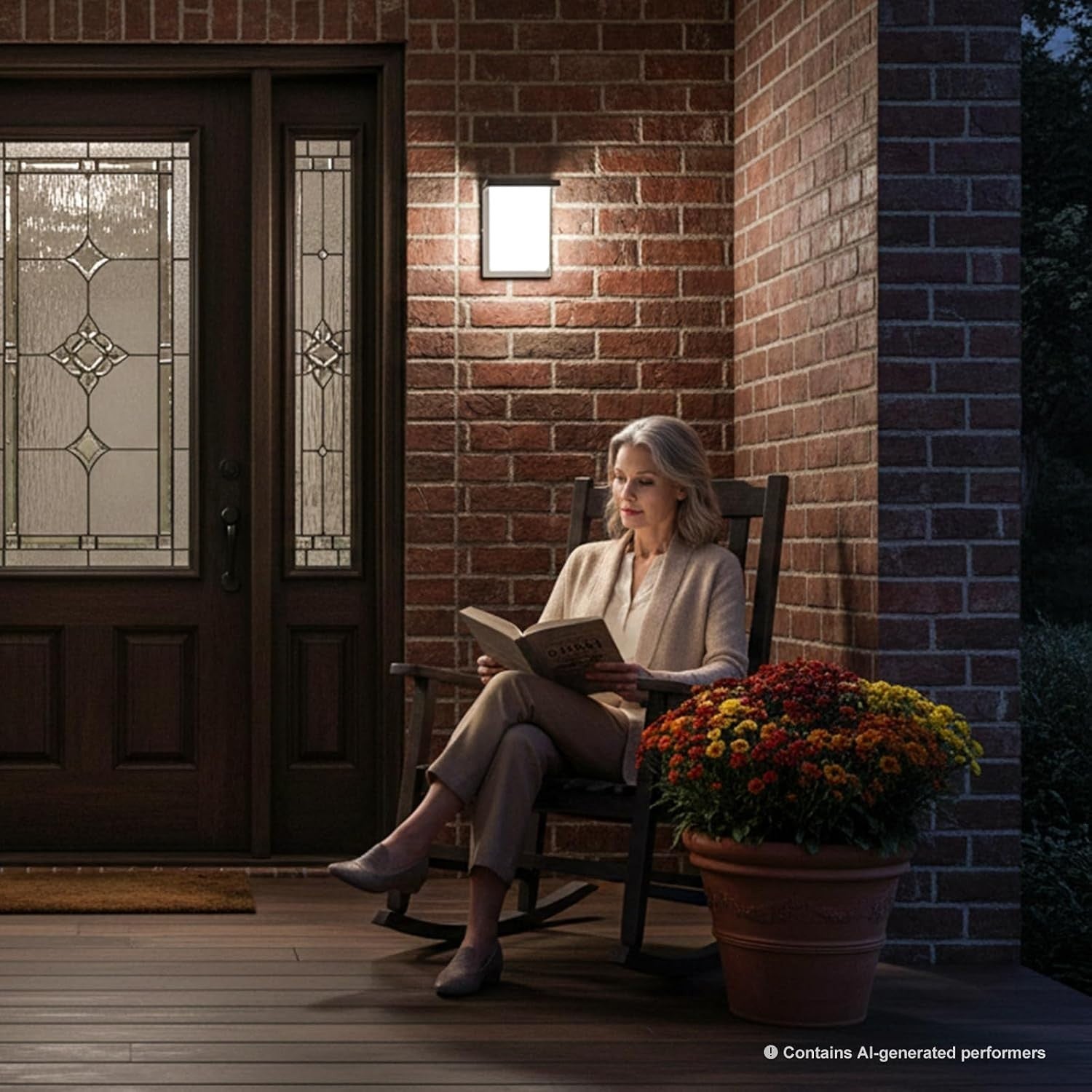 MZLITI Outdoor Wall Lights, 15W Integrated LED, 3CCT Selectable, IP65 ETL