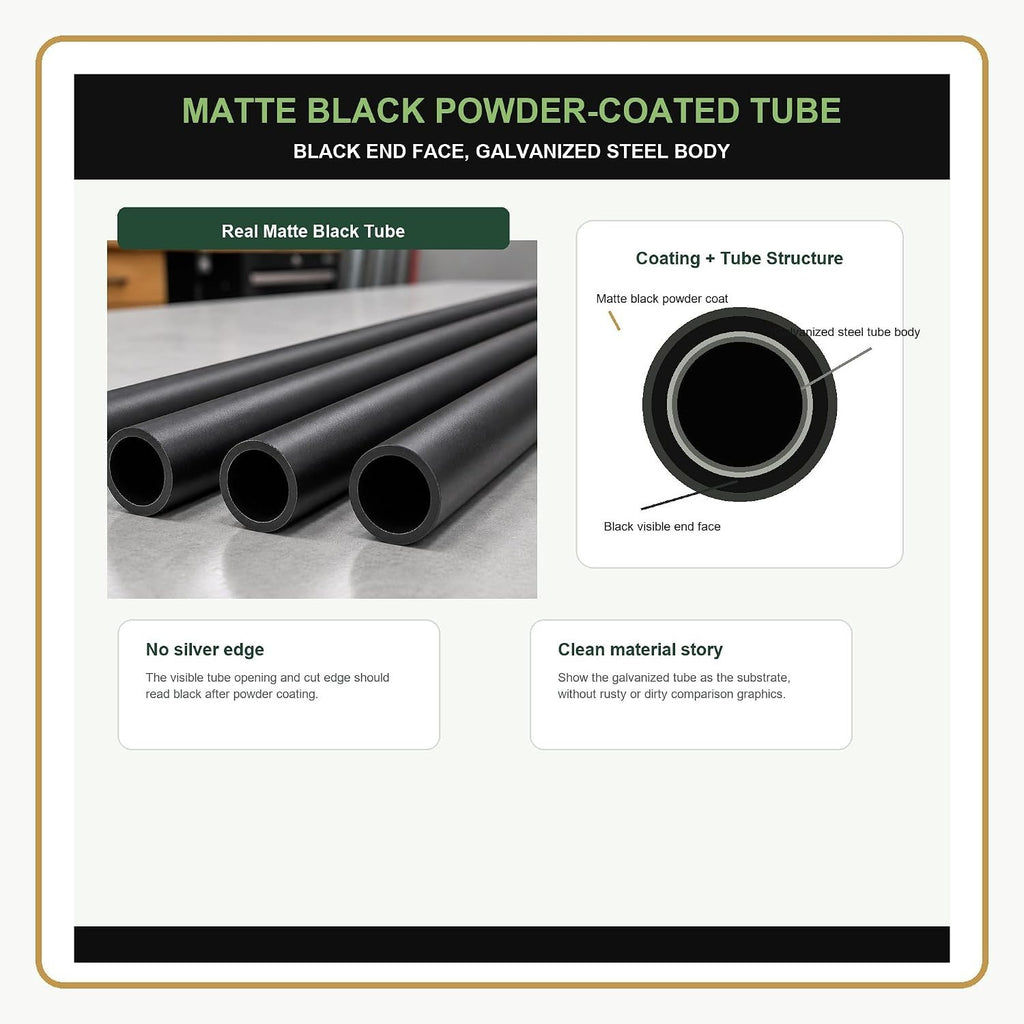 44 in Wrought Iron Stair Balusters, 5/8 in OD Black Spindles, 30 Pack