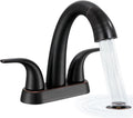 Bathroom Faucet with Sprayer, 4 Inch Oil Rubbed Bronze