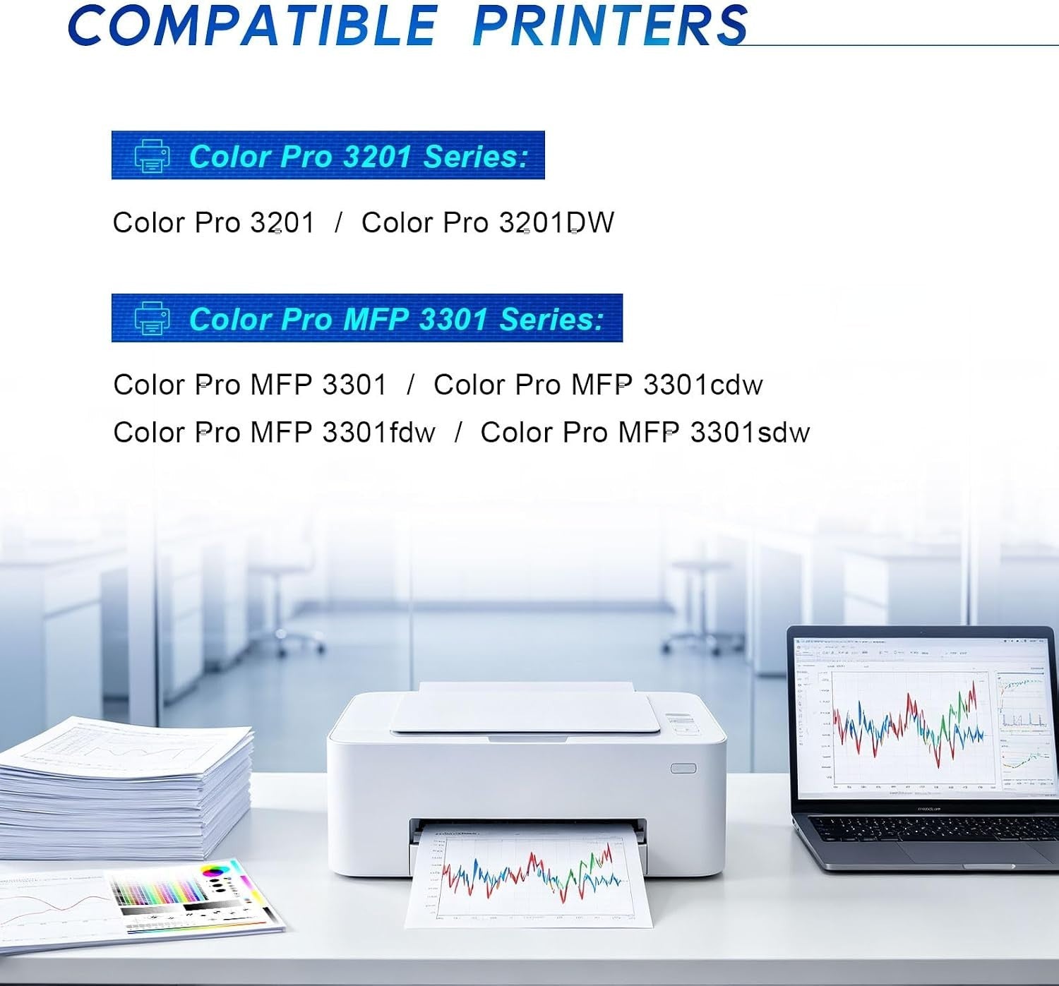 MEGAIN 218X Toner Cartridges with Chip Compatible for HP