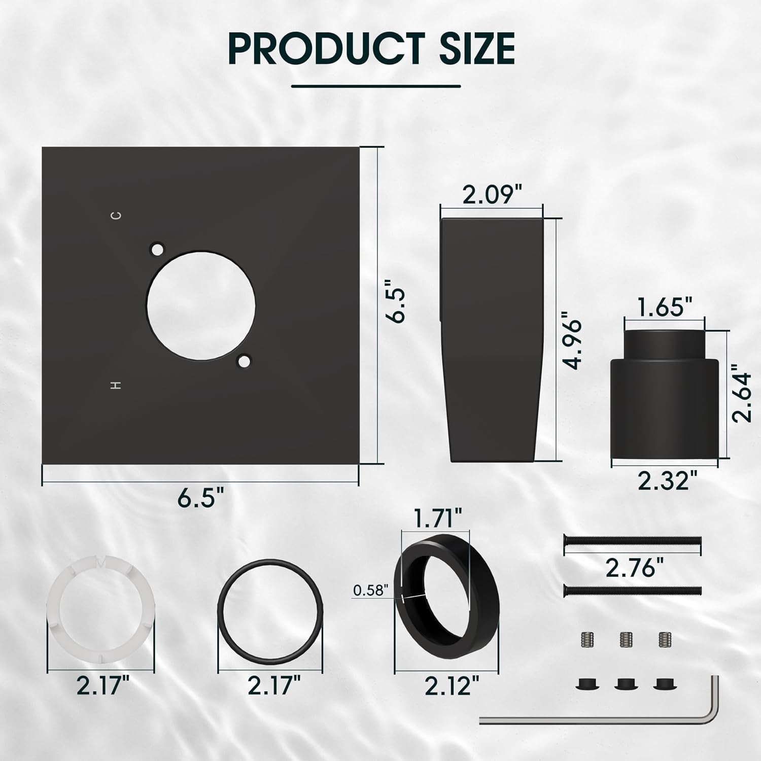 Replacement for Delta Faucet Shower Trim Kit 14 Series, Bathroom Shower handheld
