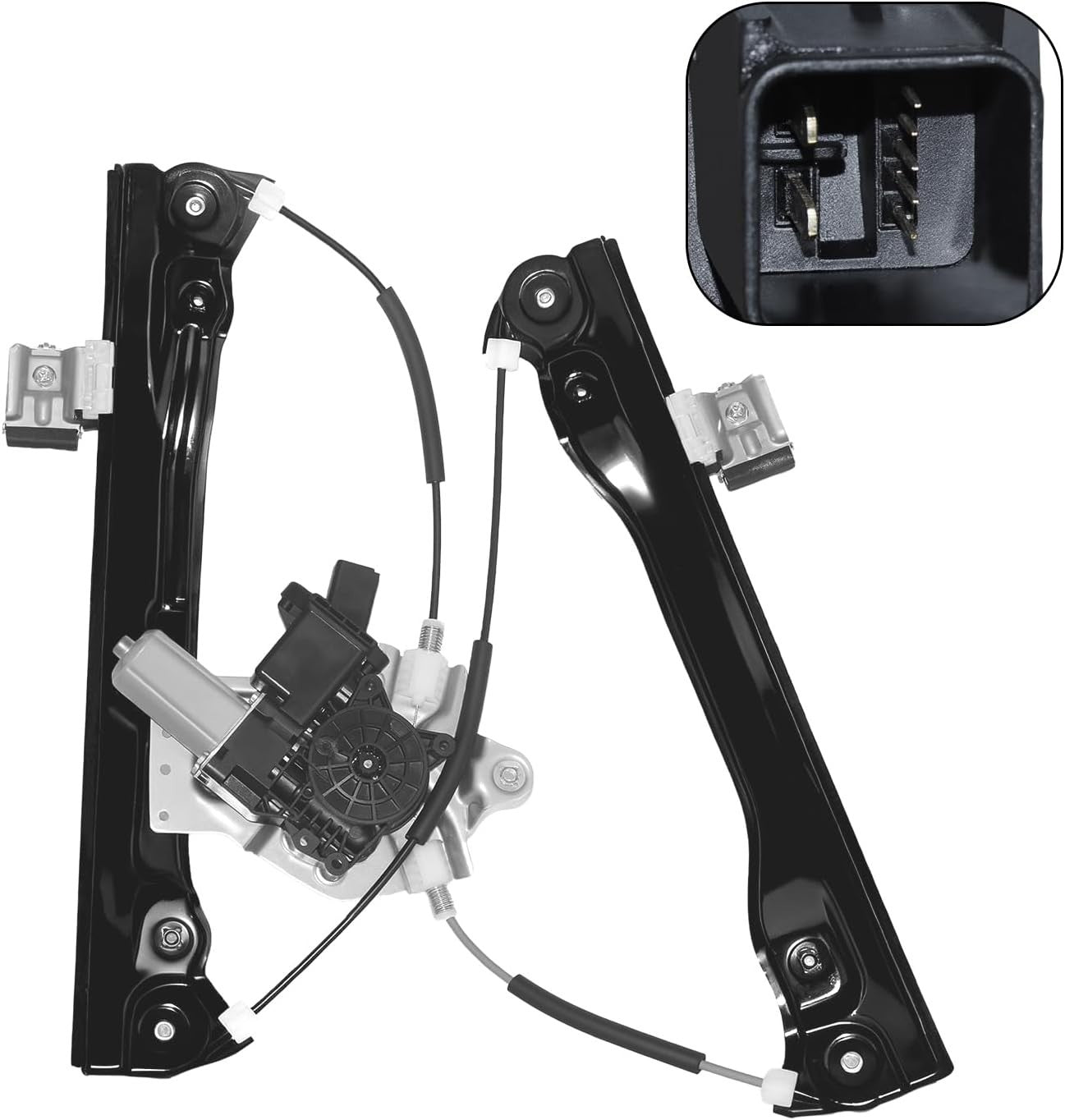 EPChunMi 748-974 Front Driver Right Side (7 Pins) Power Window Regulator