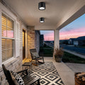 Flush Mount Ceiling Light Fixture, Dimmable LED Outdoor Ceiling Light,