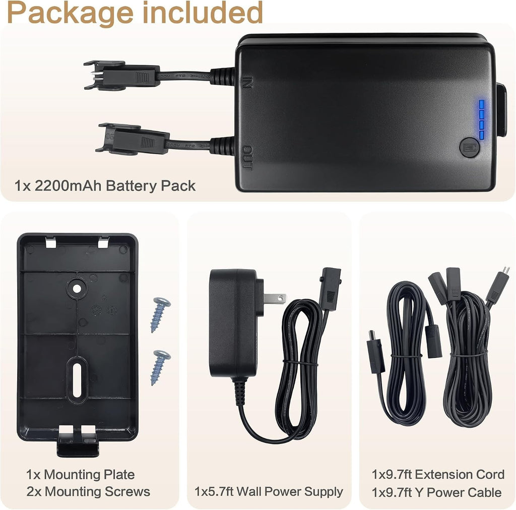 Power Recliner GreenPower 2200mAh Wireless Rechargeable Battery Pack Kits