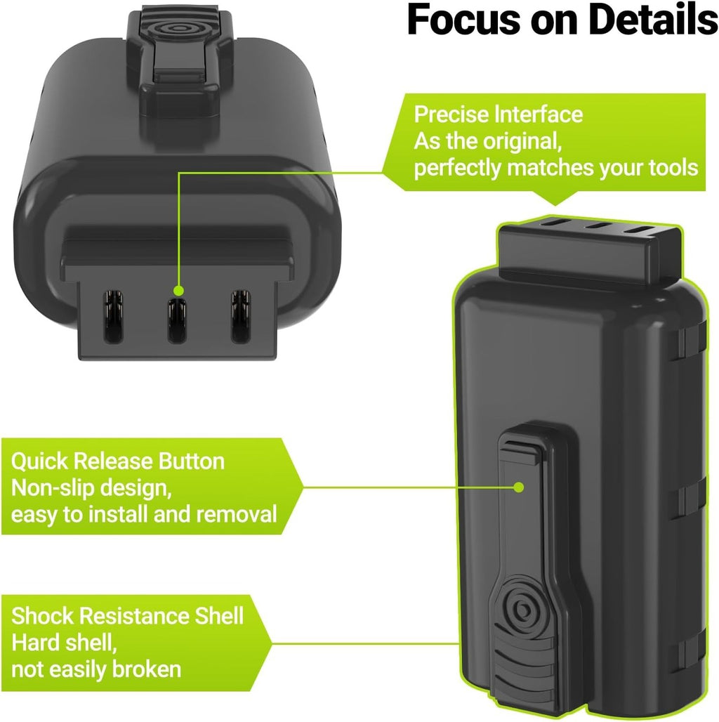 3.5Ah 7.4V Battery and Charger Compatible with Paslode 902600 902654 906800 B205