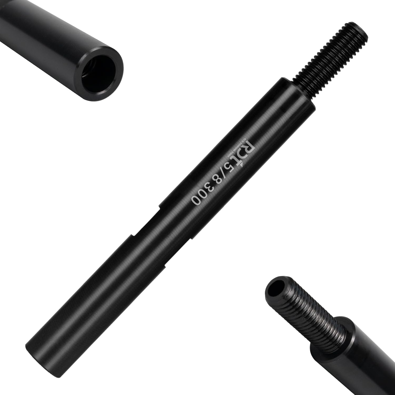 RDT 6" Core Drill Bit Extension Shaft 5/8"-11 Thread Adapter, Durable Heat-Treated Steel for Diamond Core Drill Bits On Concrete, Masonry, Stone (Round)