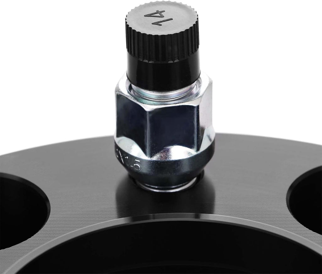 Betthand 4PK 5x5.5 to 5x5.5 (5x139.7mm) Wheel Spacers, 77.8mm Centric Hub Bore, M14x1.5 Studs Thread, 1.5 inches (38.1mm) for Dodge Ram 1500 2012-2018, Forged Hub Centric Tire Spacers