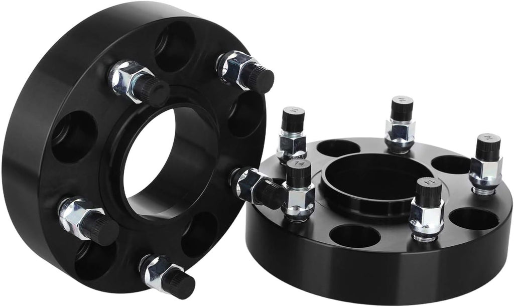 Betthand 4PK 5x5.5 to 5x5.5 (5x139.7mm) Wheel Spacers, 77.8mm Centric Hub Bore, M14x1.5 Studs Thread, 1.5 inches (38.1mm) for Dodge Ram 1500 2012-2018, Forged Hub Centric Tire Spacers