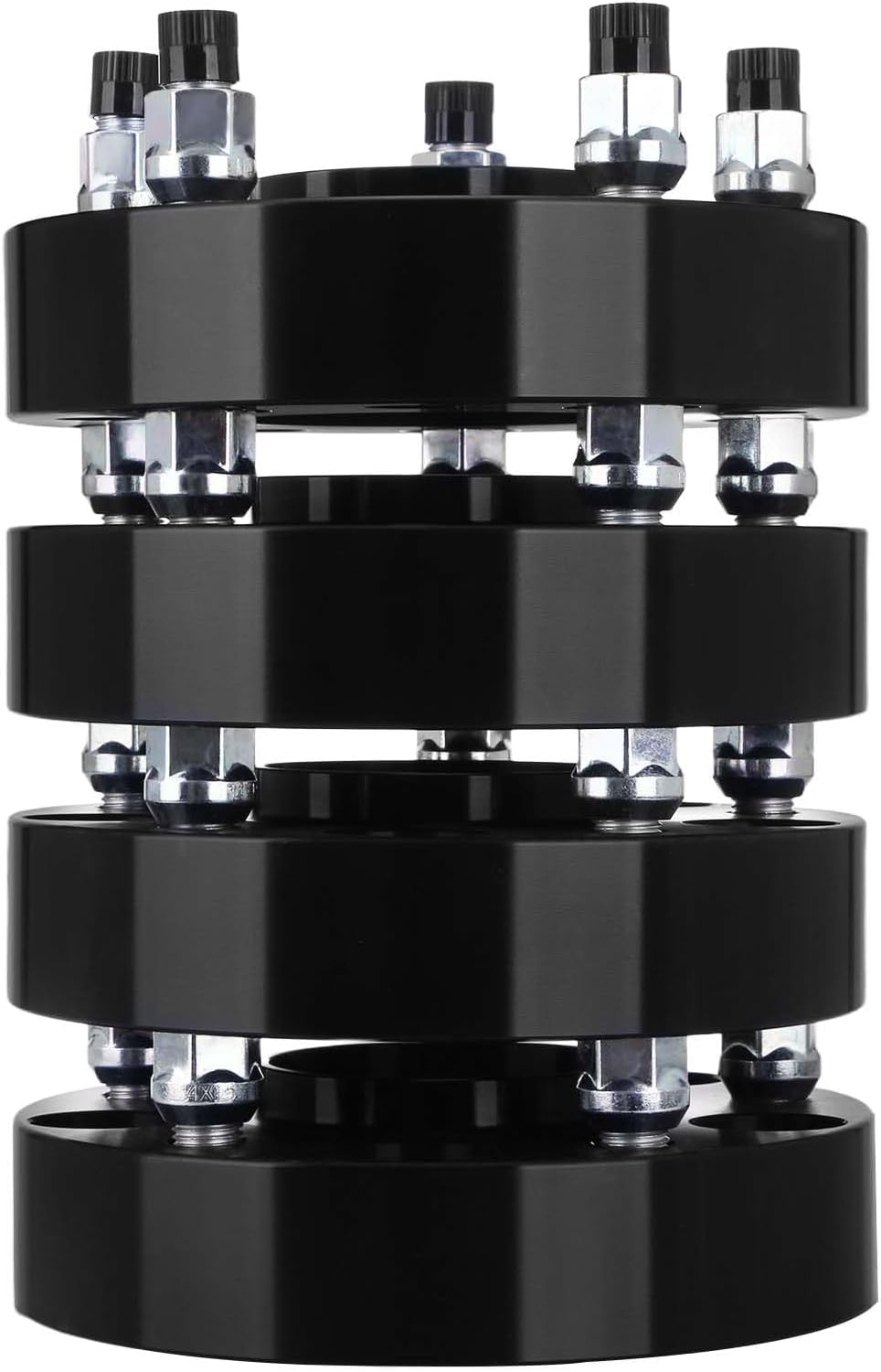 Betthand 4PK 5x5.5 to 5x5.5 (5x139.7mm) Wheel Spacers, 77.8mm Centric Hub Bore, M14x1.5 Studs Thread, 1.5 inches (38.1mm) for Dodge Ram 1500 2012-2018, Forged Hub Centric Tire Spacers