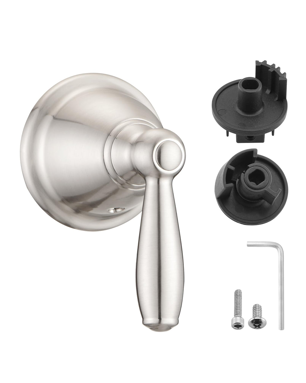 Replacement Shower Fuacet Handle Kit Compatible with Moen Posi-Temp& Chateau Faucets, Matte Black