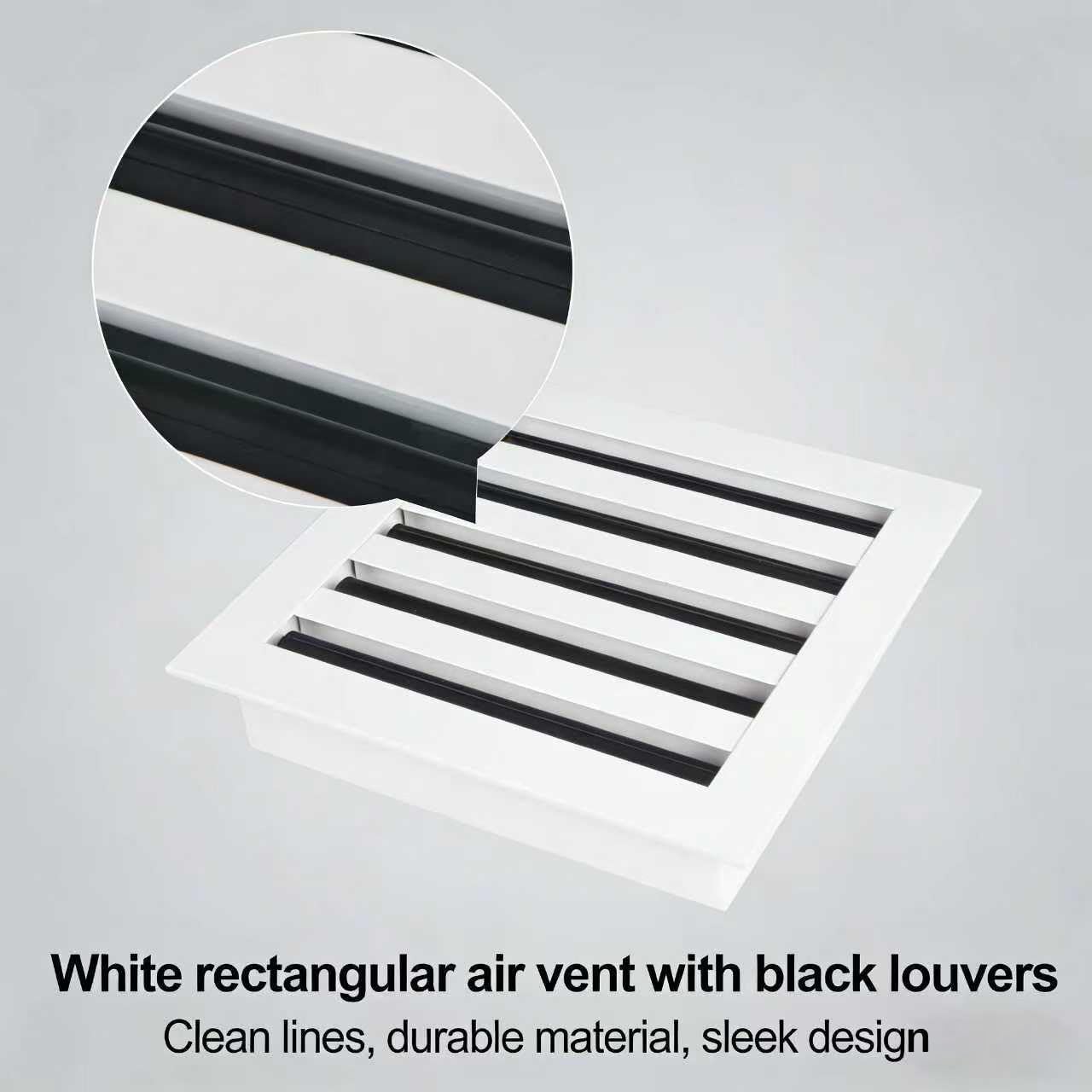 Linear Slot Air Vent Cover 10x9 White Aluminum Diffuser – Modern 3-Slot HVAC Register Grille for Ceiling, Wall & Floor – Fits 10x6 Duct Opening by ClearStyle