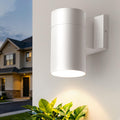Fire Wolf Modern Outdoor Wall Light - Aluminum Outdoor Porch Sconce for House, Patio, Garage, Doorway & Entryway - Stylish Waterproof Exterior Lighting for Outside(Black,E26)