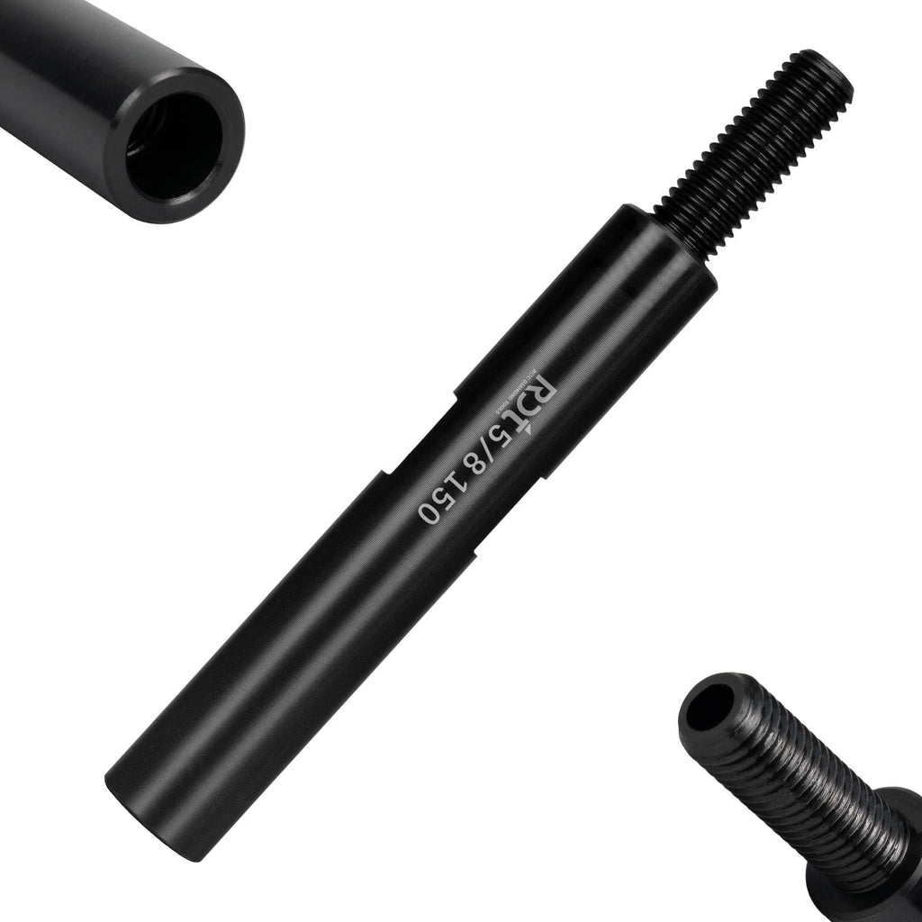 RDT 6" Core Drill Bit Extension Shaft 5/8"-11 Thread Adapter, Durable Heat-Treated Steel for Diamond Core Drill Bits On Concrete, Masonry, Stone (Round)