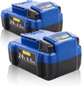 Upgraded 6.5Ah KB624-03H Battery Replacement for Kobalt 24V Battery KB624-03 KB524-03 KB424-03 KB224-03 KB124-03 0673802 1051230, Compatible with All Kobalt 24 Volt Max Cordless Power Tools - 2 Pack