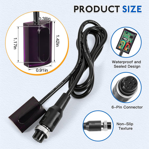 0362041 Faucet Sensor Fit for Sloan SFP-41-A SF Series Electronic Faucets SF2100 2150 2200 2250 2300 2350 2400 2450 Models, 6-Pin Infrared Sensor Repair Parts