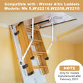 55-2 Attic Ladder Hinge Arms with Springs for Werner Attic Ladders | Compatible with Werner Mk5, WU2210, W2208, W2210, Suitable for Werner Attic Ladders Manufactured After 2010