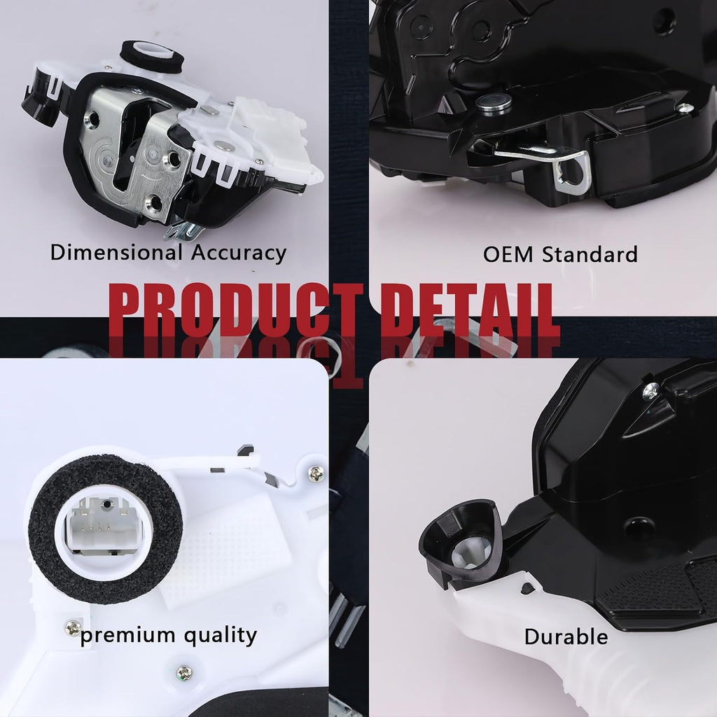 Door Lock Actuator Front Left Driver Side Compatible with 2005-2015 Toyota Tacoma Avalon Prius Yaris FJ Cruiser, Door Latch Replacement 69040-04030 6904004030