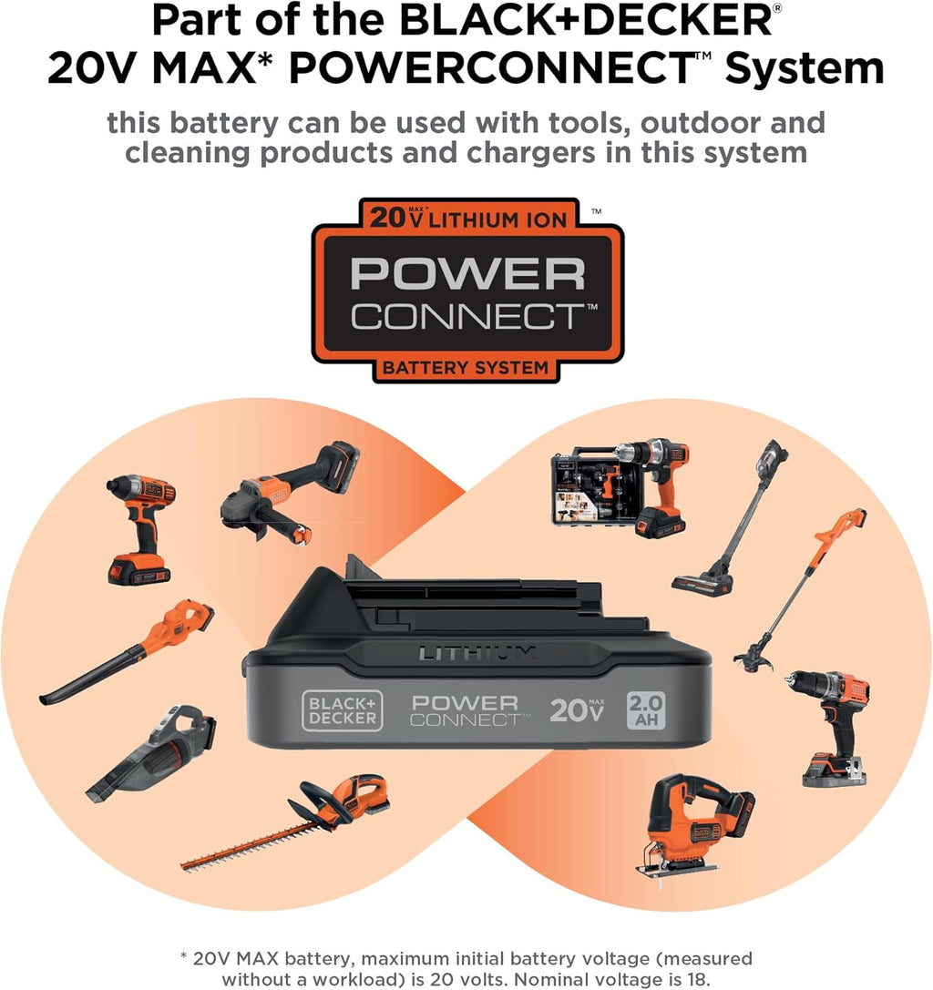 BLACK+DECKER Circular Saw 20V MAX, 6-1/2 in. Brushless Circular Saw Cordless Kit with 2.5Ah Battery and Charger, 24T Blade for Wood, Up to 165 Cuts Per Charge, LED Light, PowerConnect (BLCS78E1)