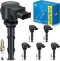PHILTOP Ignition Coil Pack and Iridium Spark Plugs Fits for Benz 2008-2012 C300, 2006-2010 E350, 2010-2012 GLK350, 2007-2011 S550, 2006-2009 ML350, 2007-2012 GL450, 2011 E350 3.5L, 6PCS UF535
