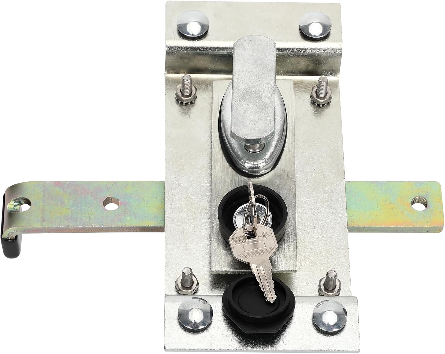 Redants Basement Door Keyed Lock Kit, Weatherproof Exterior Entry Lock for Classic Steel Cellar Doors, Corrosion Resistant, 30 Min DIY Install, Emergency Release Lever