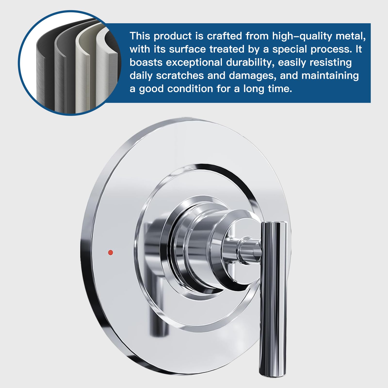 Shower Handle Trim Kit Compatible With Moen T2191, Brushed Gold (Trim Only) | Posi Temp Shower Trim Kit, Repair Wobbly Handle or Bathroom Renovation, Fit for 2510/2520/2570/2590 Valves Series