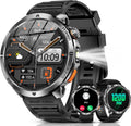 Military Smart Watch for Men, 1.6" AMOLED Screen, Health Monitoring, Sleep Tracker, Fitness smart Watch for Android/iOS