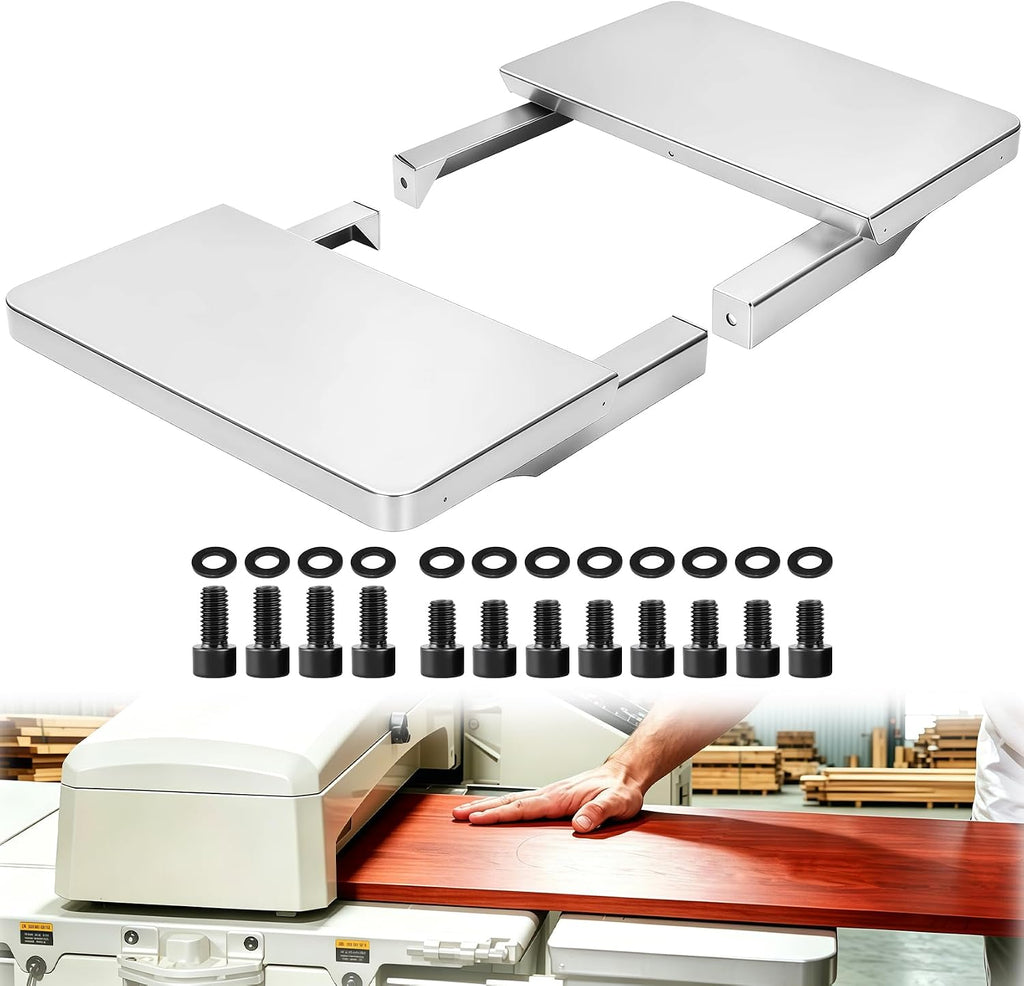 2026 Upgraded InFeed/Outfeed Table Replacement 723521 Compatible with JET JWDS-1836, JWDS-1632 & JWDS-1632OSC Drum Sanders - 65lb Capacity, 40" Work Surface, Includes Hardware, 1-Year Warranty