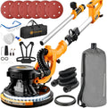 Dustless Electric Drywall Vacuum Sander, 950W 8.5A for Ceiling/Wall | 99.5% Dust Collection, 800-2100RPM, 26' Cord, Extendable Pole, Labor-Saving Strap, LED Light for Popcorn Ceiling, Corner