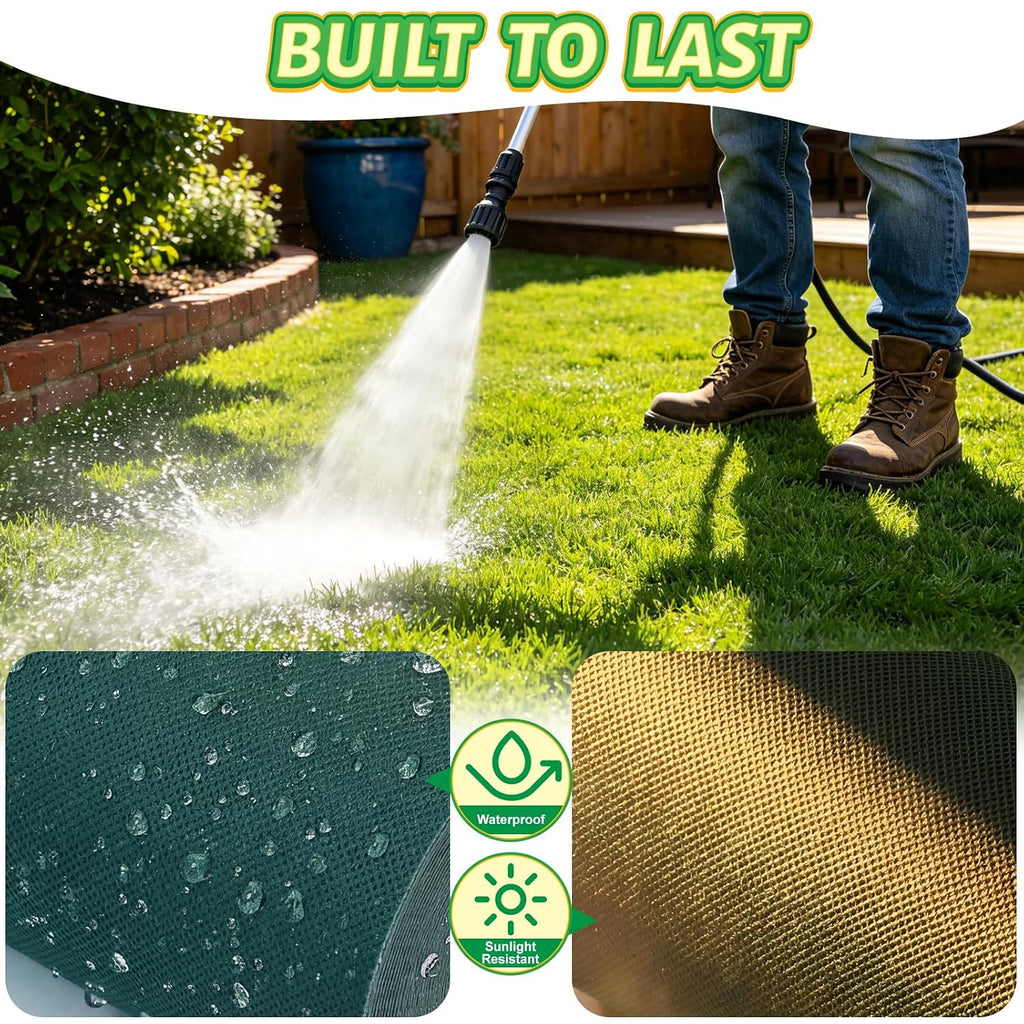 2 Rolls 12 Inch x 33ft (Each) Turf Tape for Artificial Grass Self-Adhesive | Artificial Turf Seam Tape with Gloves, Turf Rug Connecting Tape for Synthetic Lawn, Carpet Jointing, Outdoor Football Mat