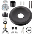 Trim Repair Kit Compatible with Delta RP54870 (Chrome) | Single Function Tub Shower Handle Renovation Trim Kit Compatible with Delta 600 Series Shower Valve, Acrylic Handle