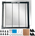 Mroy mio Honeycomb Laser Bed 400x400mm, Steel Laser Engraver Working Table with Aluminum Panel, Fast Heat Dissipation & Desktop Protection for D1/Pro/S9/S10/S30 Pro/RAY5 & Most Lasers